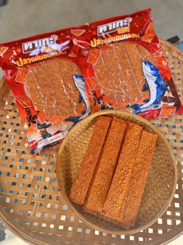 ปลากรอบแบบเคลือบซอสราคาส่ง